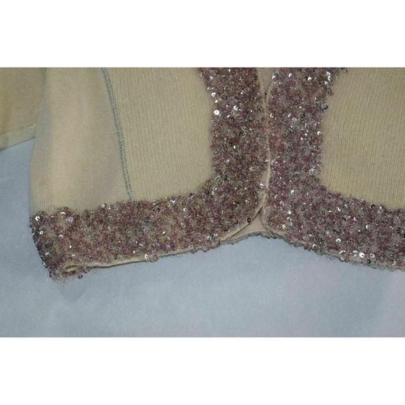 Burning Torch Cashmere Sweater sz M Made in USA - Picture 5 of 12